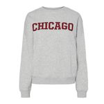 Pieces Sweat  Femme Pieces Sasie. Coloris disponibles : Gris