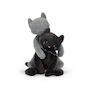Voir la diapositive 2 : MAILOU Peluche Chat Meloe - 37 cm Anthracite MA0260