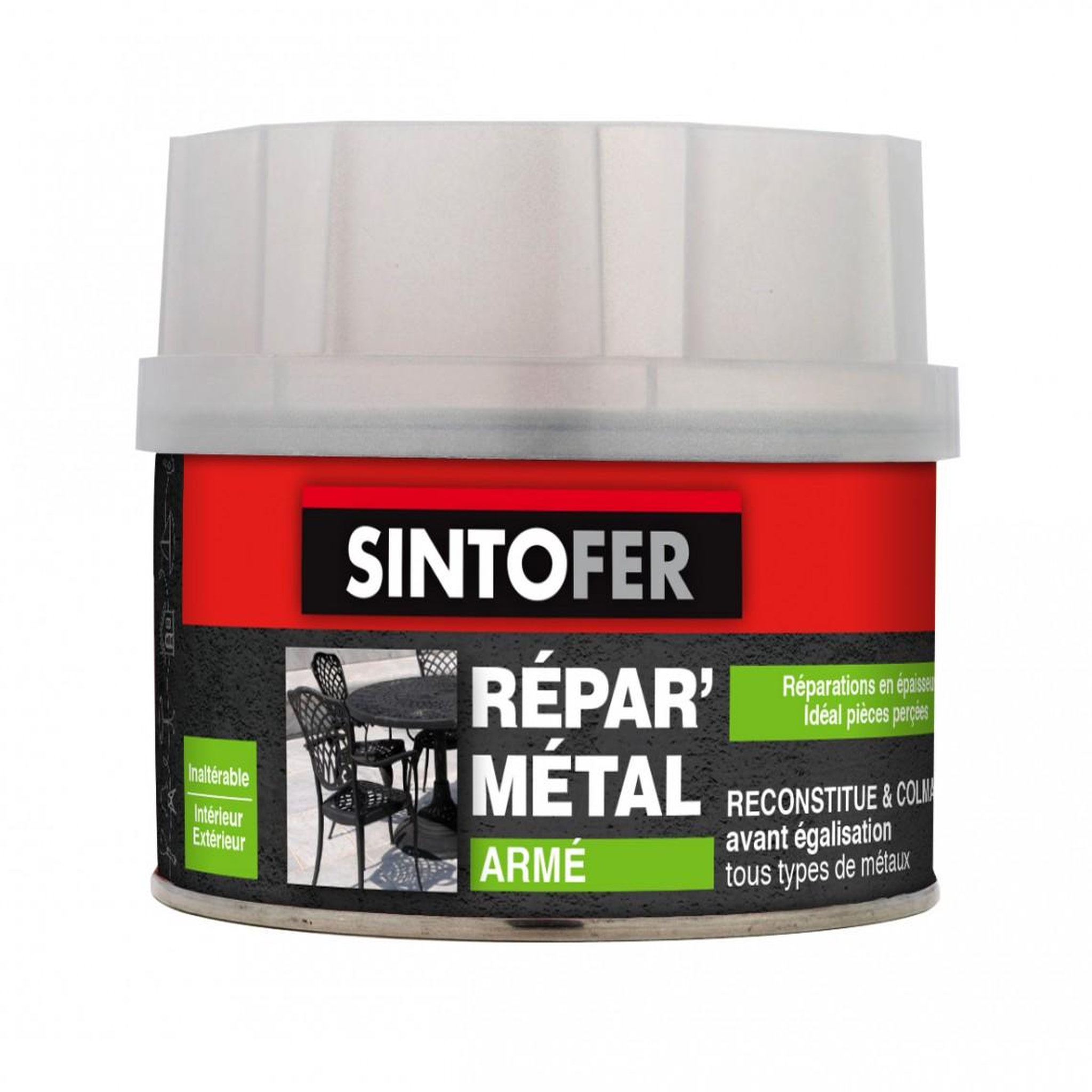 CENTRALE BRICO Mastic et durcisseur Sinto fer SINTO, 190 g
