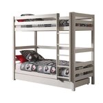 Paris Prix Pack - Lit Superposé Enfant & Tiroir  Pino  Blanc