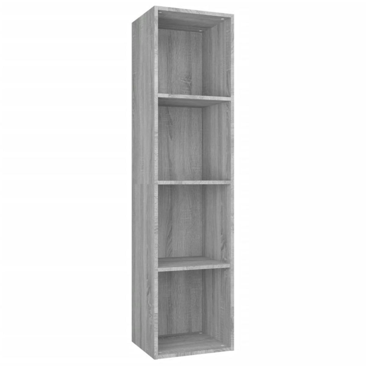 VIDAXL Bibliotheque/Meuble TV Sonoma gris 36x30x143 cm
