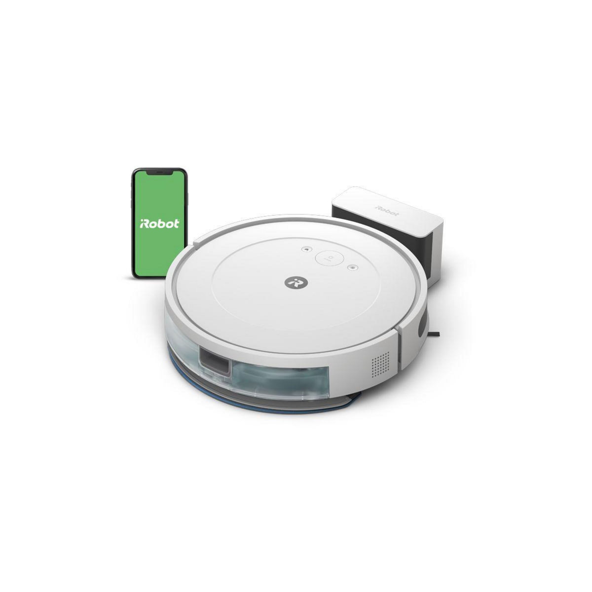 IROBOT Robot Aspirateur Laveur Roomba Combo Essential Y011240 blanc
