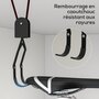 Voir la diapositive 6 : HOMCOM Élévateur de vélo support vélo plafond fixation murale ascenseur vélo avec poulie mécanisme de verrouillage capacité de chargement 20 kg acier noir