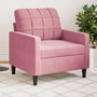 Voir la diapositive 1 : VIDAXL Fauteuil Rose 60 cm Velours