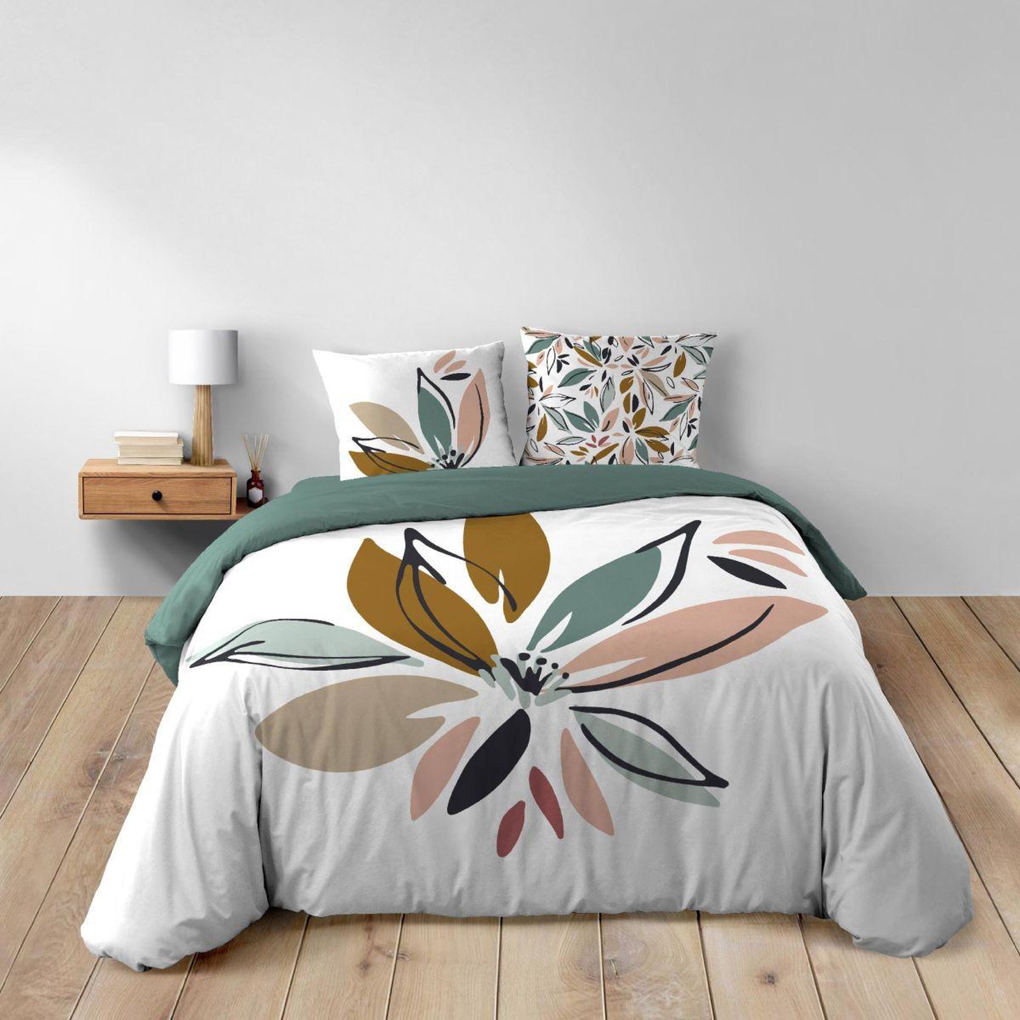 Voir la diapositive 5 : Douceur d'Intérieur Parure de lit 3 pièces  octavia  240x220cm multicolore