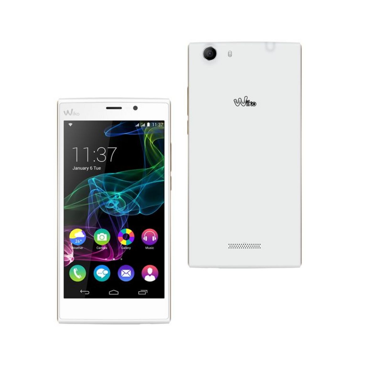 WIKO Smartphone RIDGE 4G  blanc
