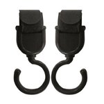 Paris Prix Lot de 2 Crochets Universels  Poussettes  10cm Noir