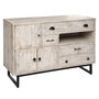 Voir la diapositive 1 : ATMOSPHERA Buffet 3 portes et 4 tiroirs Koval - Beige