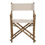 Voir la diapositive 2 : Paris Prix Fauteuil Pliable Design  Régisseur  88cm Naturel