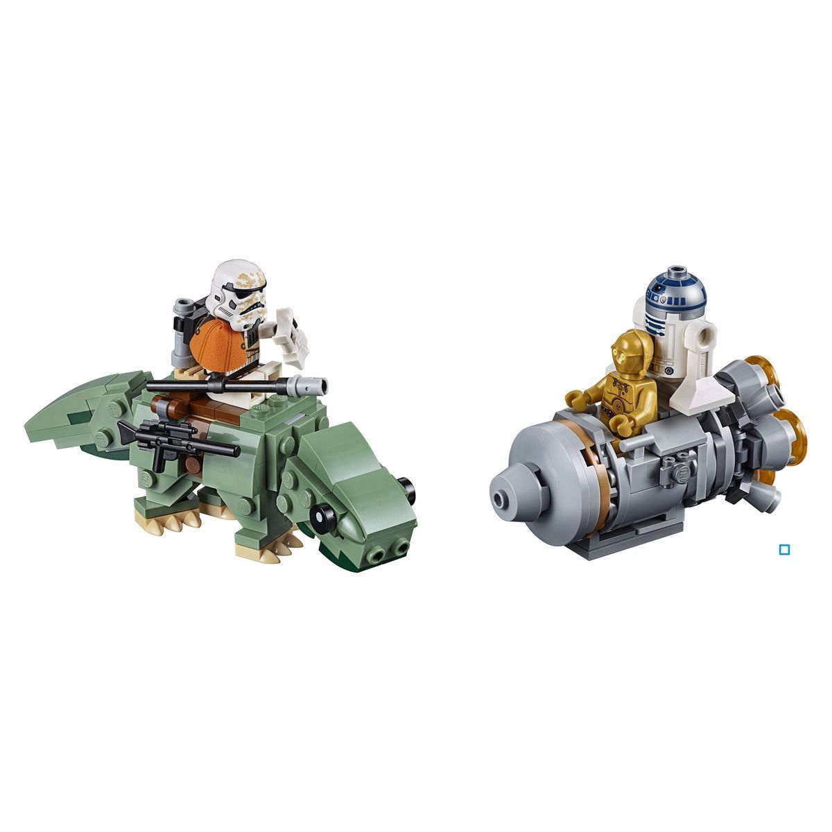 LEGO Star Wars 75228 - Capsule de sauvetage contre Microfighter Dewback