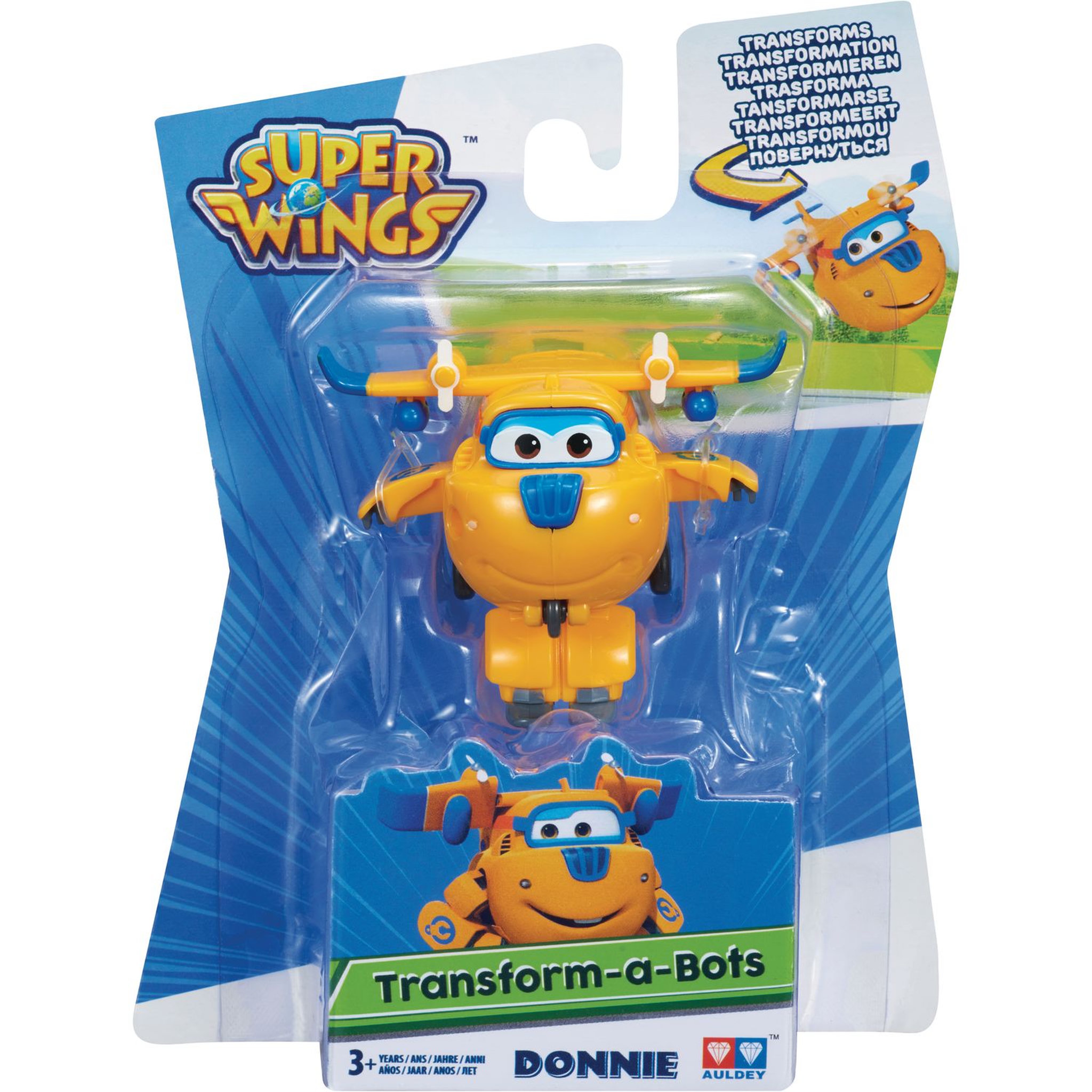 Voir la diapositive 9 : Auldey Super Wings - Donnie - Transform a bots