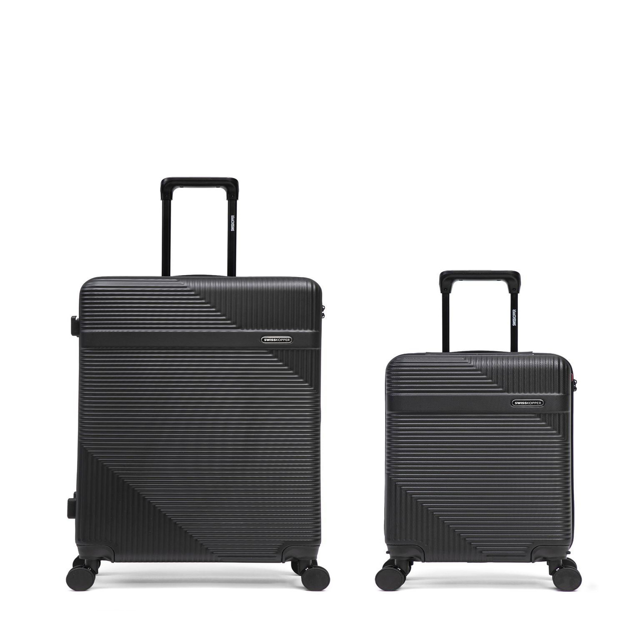 SWISS KOPPER Lot de 2 Valises Rigides Grand Format et Cabine WOHLEN