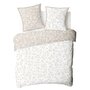 Voir la diapositive 6 : FUTURE HOME Parure de lit double feuillage en microfibre lavée