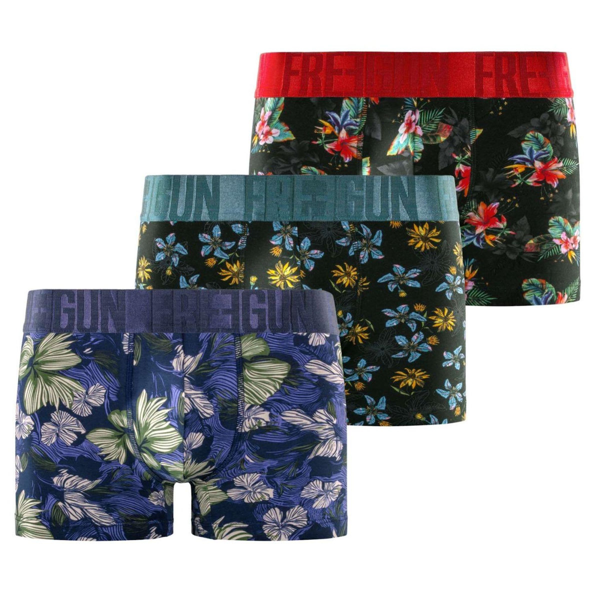 FREEGUN Lot de 3 boxers Signature Liberty