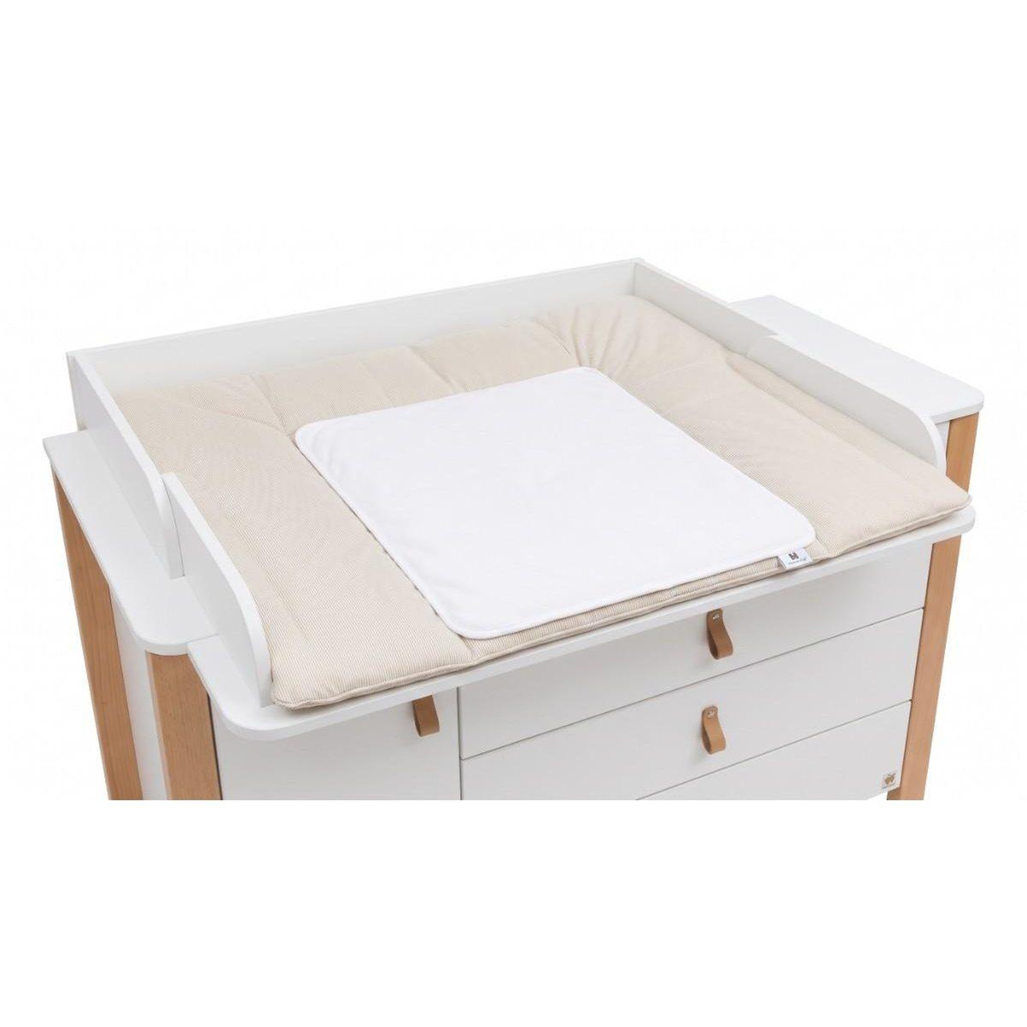 Voir la diapositive 2 : YAPPY KIDS Yappy NatureSand II - Matelas à langer 72x80 cm et 2 draps