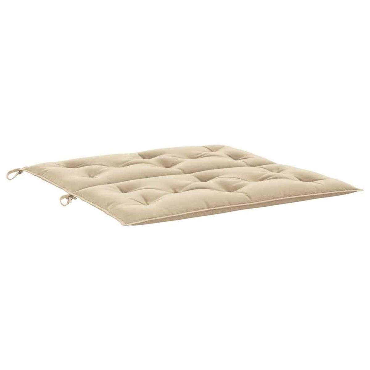 VIDAXL Coussin de banc de jardin beige 100x(50+50)x7 cm tissu oxford