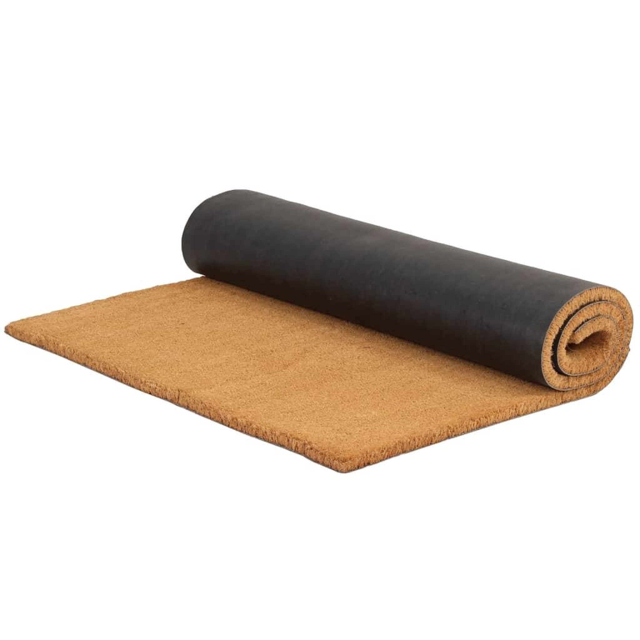 Voir la diapositive 2 : VIDAXL Tapis de porte naturel 100x200 cm fibre de coco touffete