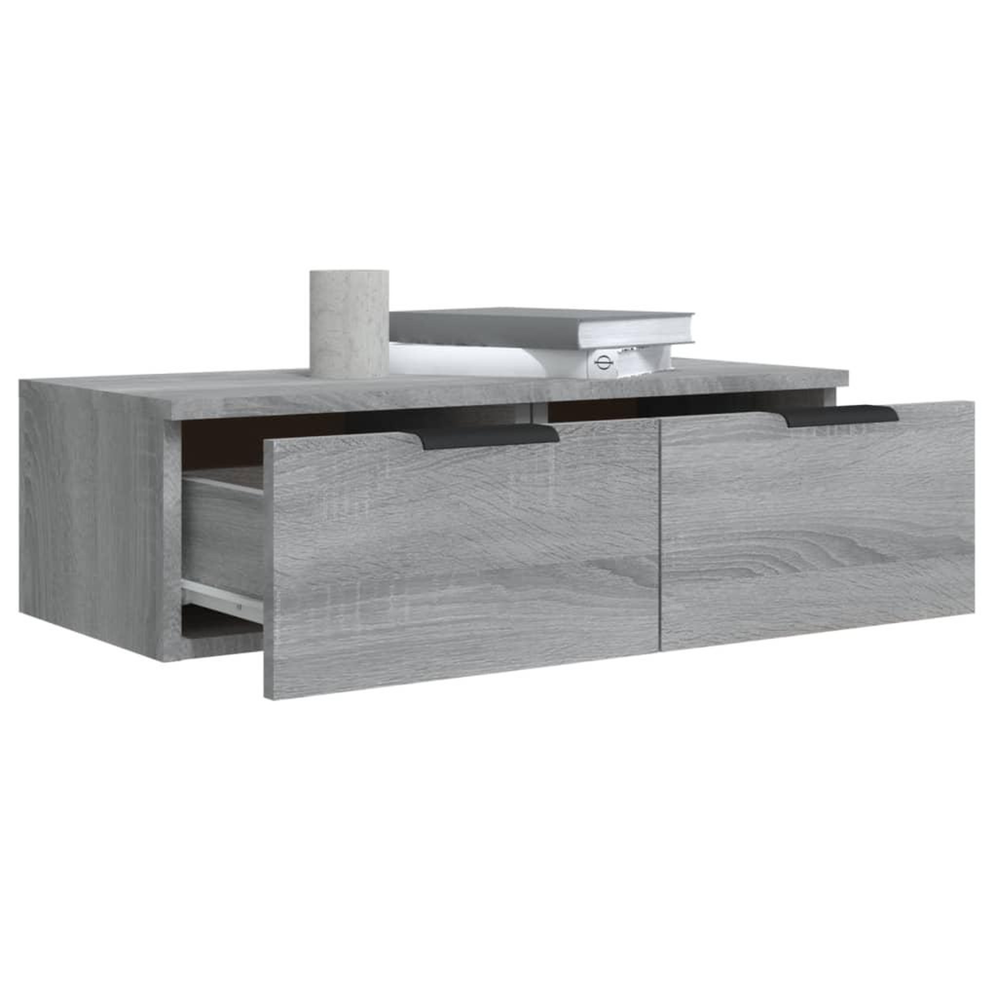 Voir la diapositive 5 : VIDAXL Armoire murale Sonoma gris 68x30x20 cm Bois d'ingenierie