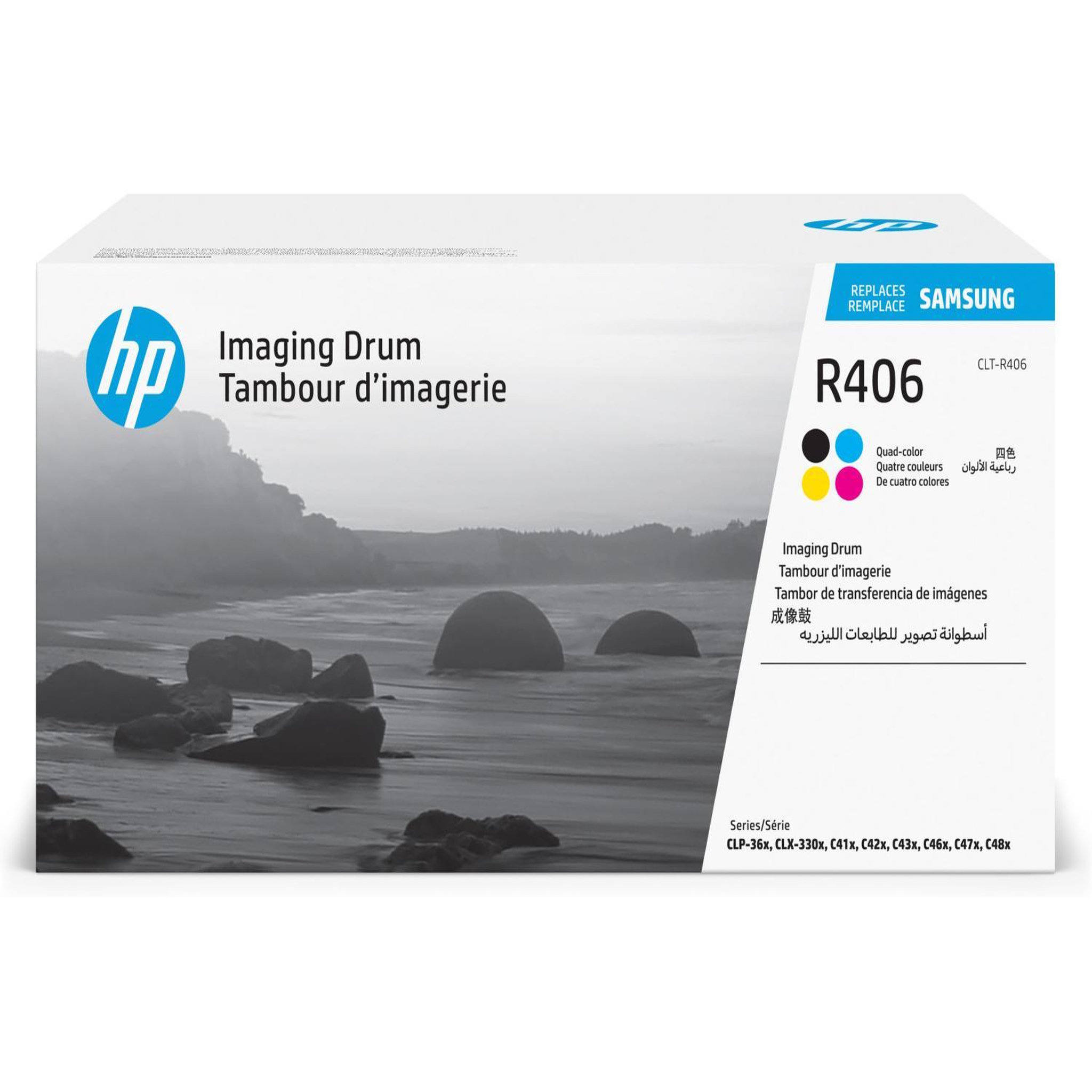 Voir la diapositive 2 : HP Tambour Samsung CLT-R406 SU403A pour SS062B/CLP-365 CLX-3300/CLX-3305, SL-C430W/SL-C480W/SL-C480FW