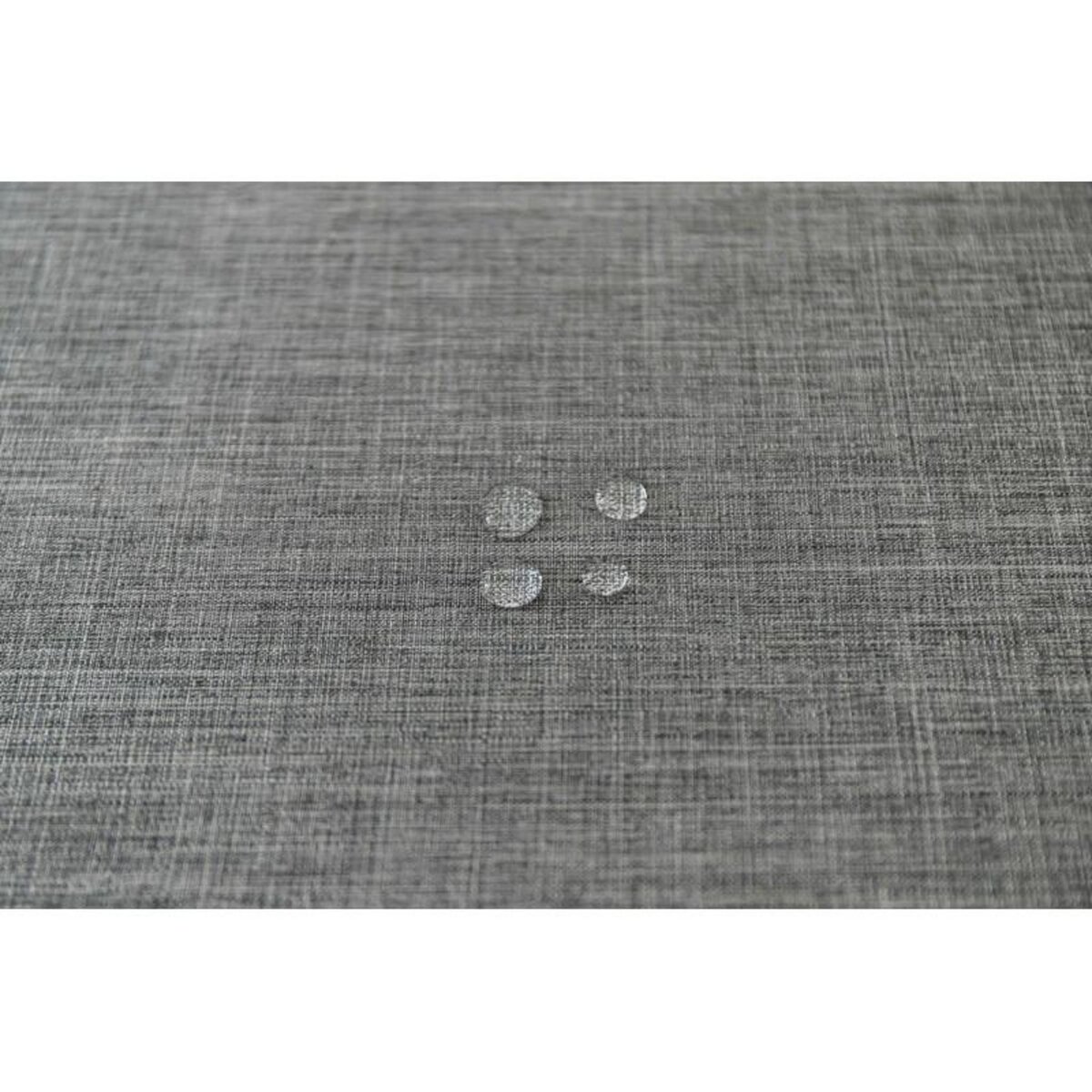 UNIVERS DECOR Nappe antitache unie Anthracite rectangulaire 145 x 240 cm