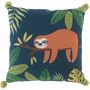 Voir la diapositive 1 : Douceur D'intérieur Coussin fantaisie en coton avec pompons MARLEY 