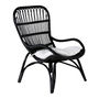 Voir la diapositive 2 : Paris Prix Fauteuil de Jardin en Rotin  Ella  131cm Noir