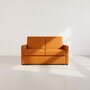 Voir la diapositive 2 : BEST MOBILIER Julia - canapé 3 places convertible express couchage quotidien 140 cm matelas 18 cm en tissu