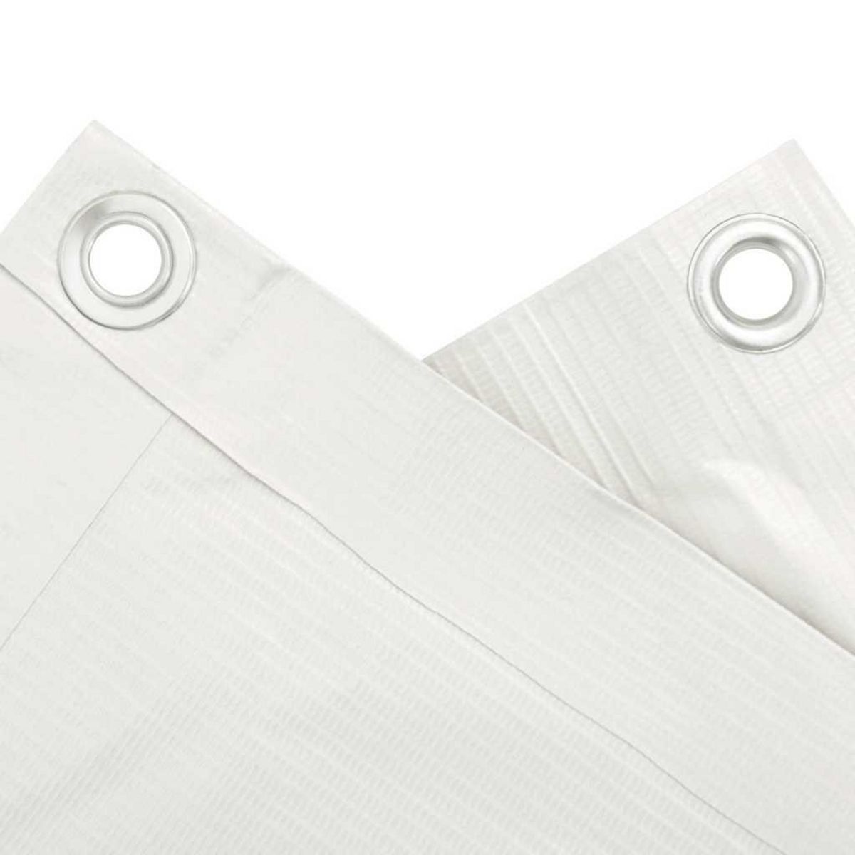 VIDAXL Ecran d'intimite de balcon blanc 600x75 cm PVC