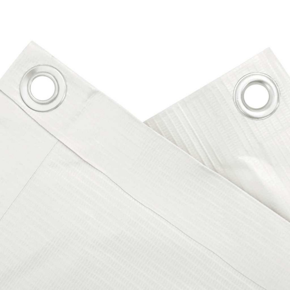 VIDAXL Ecran d'intimite de balcon blanc 600x75 cm PVC