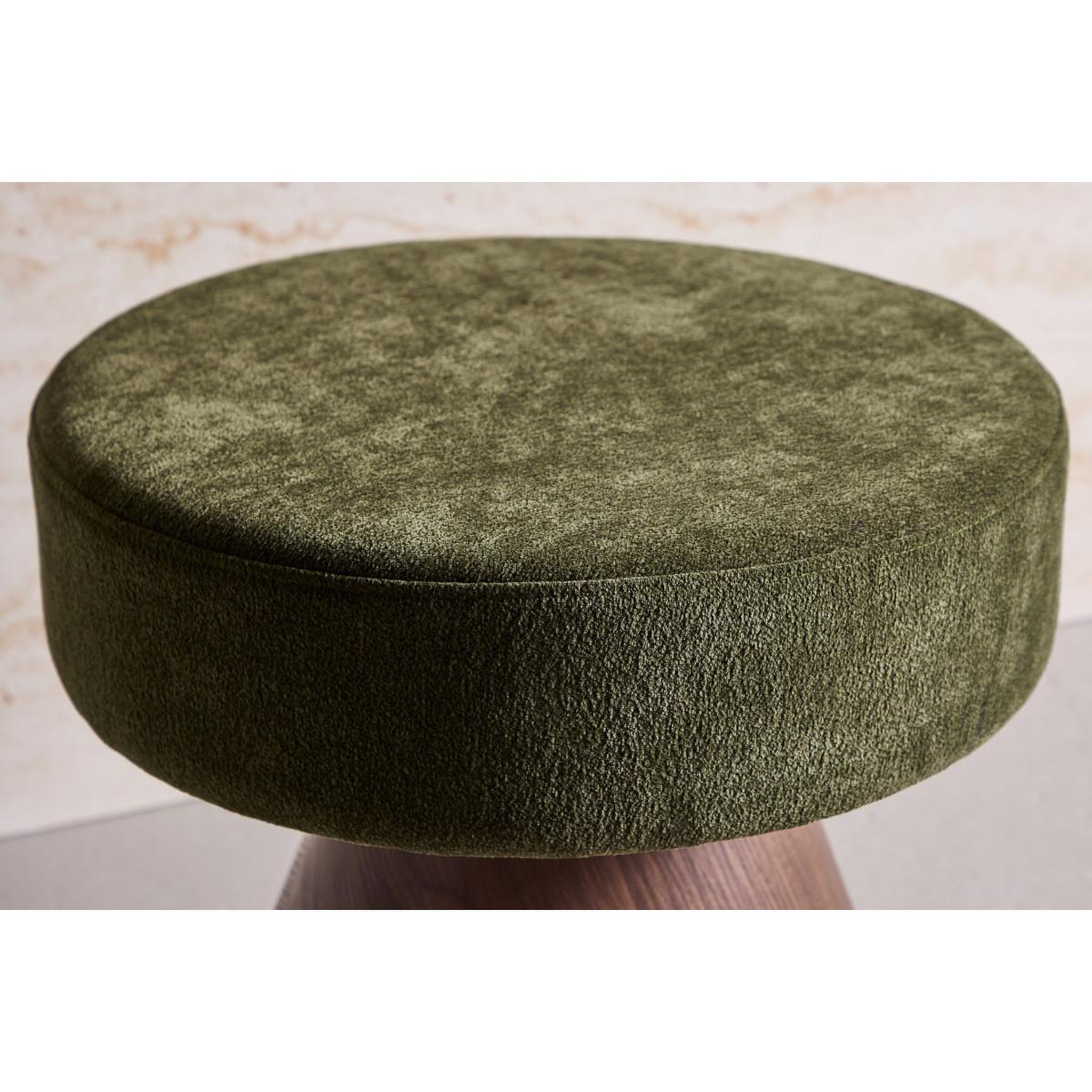 Voir la diapositive 3 : Paris Prix Pouf design  lanzo  48cm vert & moka