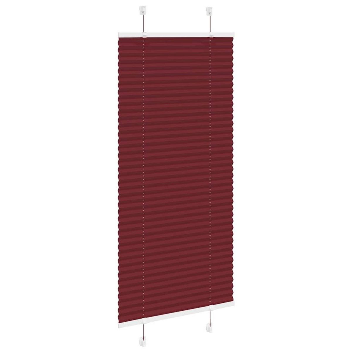 VIDAXL Store plisse rouge bordeaux 55x150 cm largeur du tissu 54,4 cm