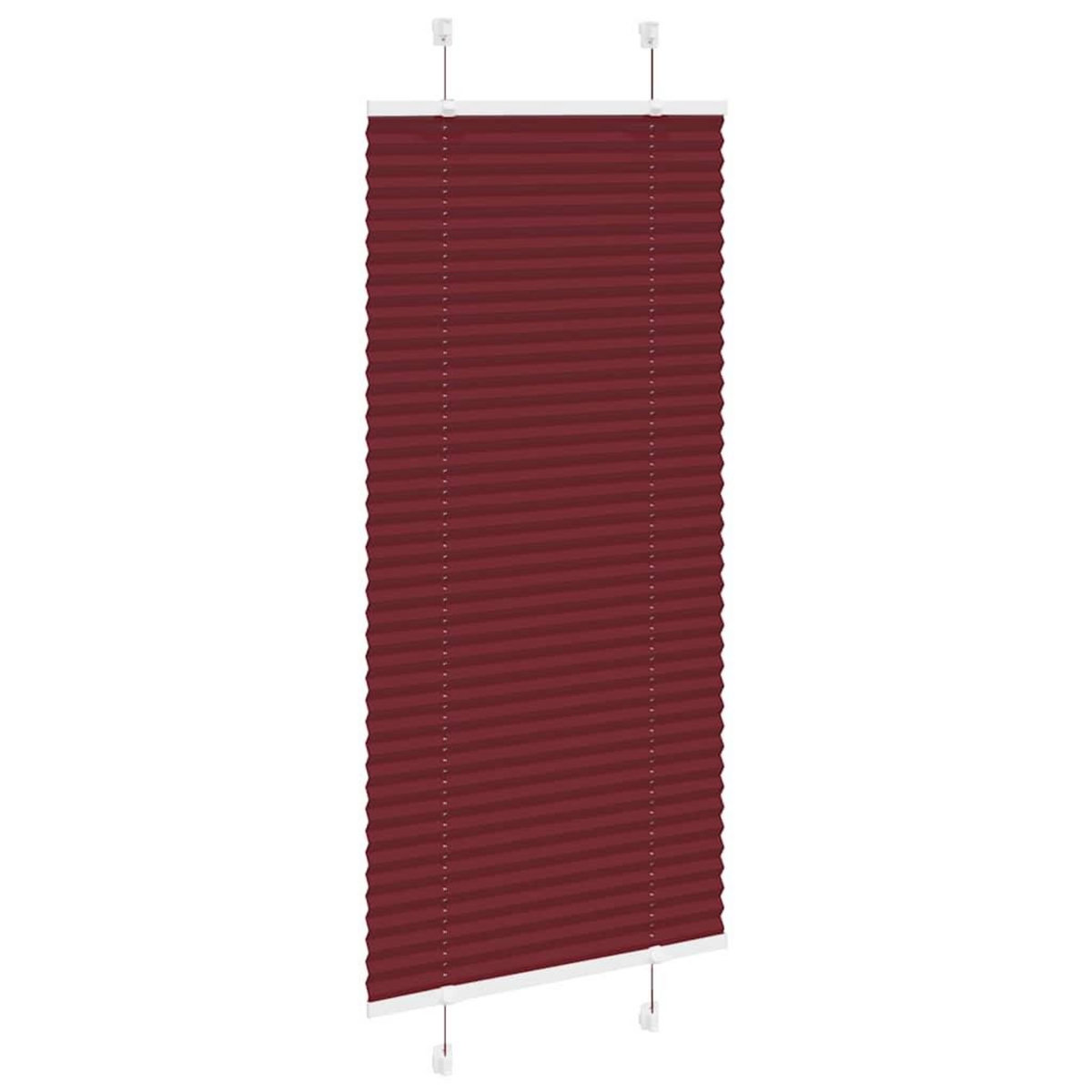 VIDAXL Store plisse rouge bordeaux 55x150 cm largeur du tissu 54,4 cm