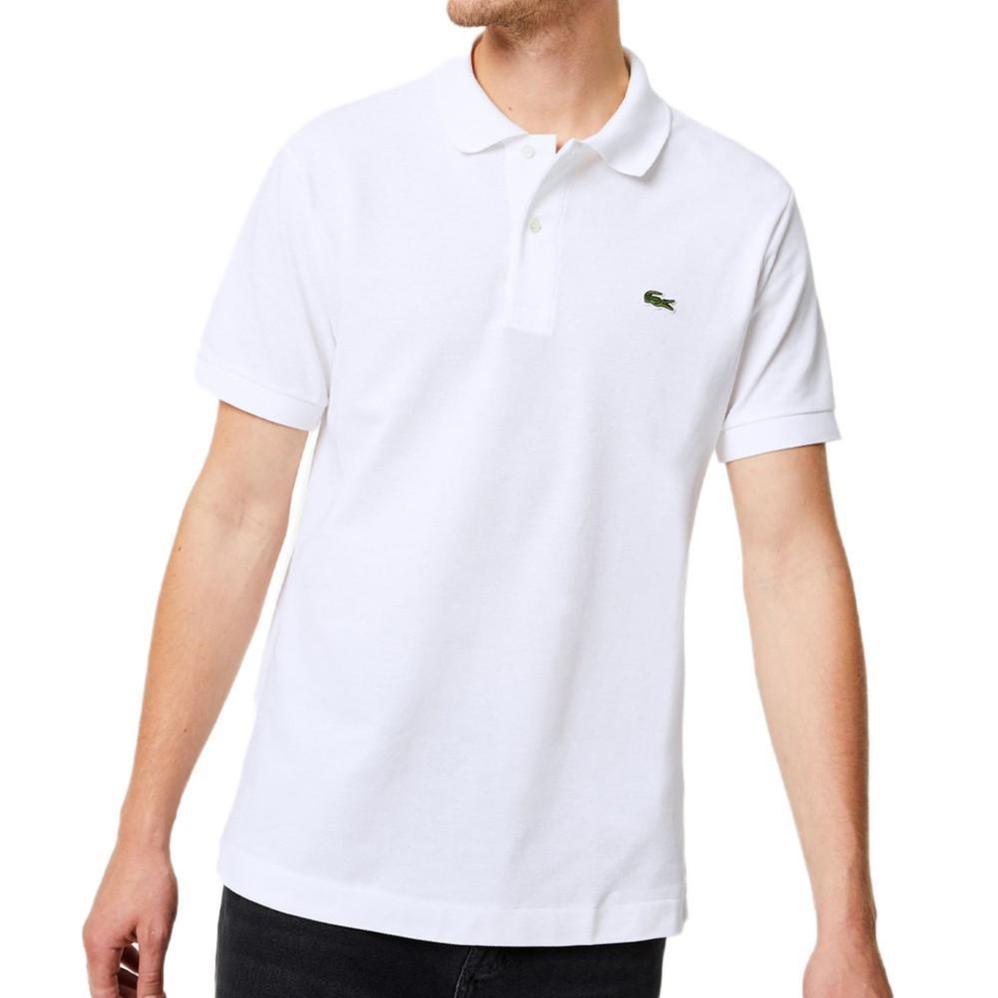 Lacoste Polo Blanc Homme Lacoste L12.12. Coloris disponibles : Blanc