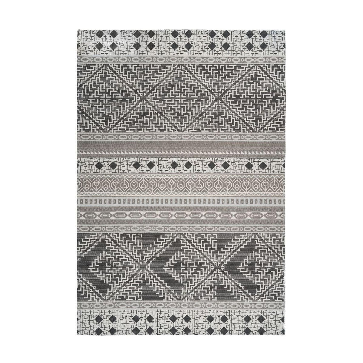 Paris Prix Tapis d'Extérieur Ethnique  Yoga  Taupe & Crème
