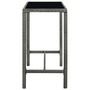 Voir la diapositive 5 : VIDAXL Ensemble de bar de jardin 7 pcs et coussins Resine tressee Gris