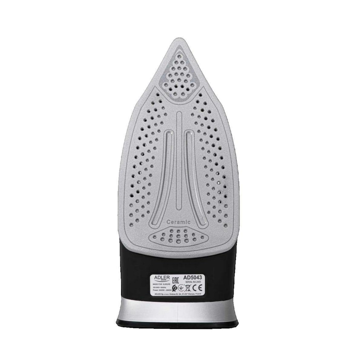 ADLER Fer à repasser ADLER sans fil avec semelle céramique