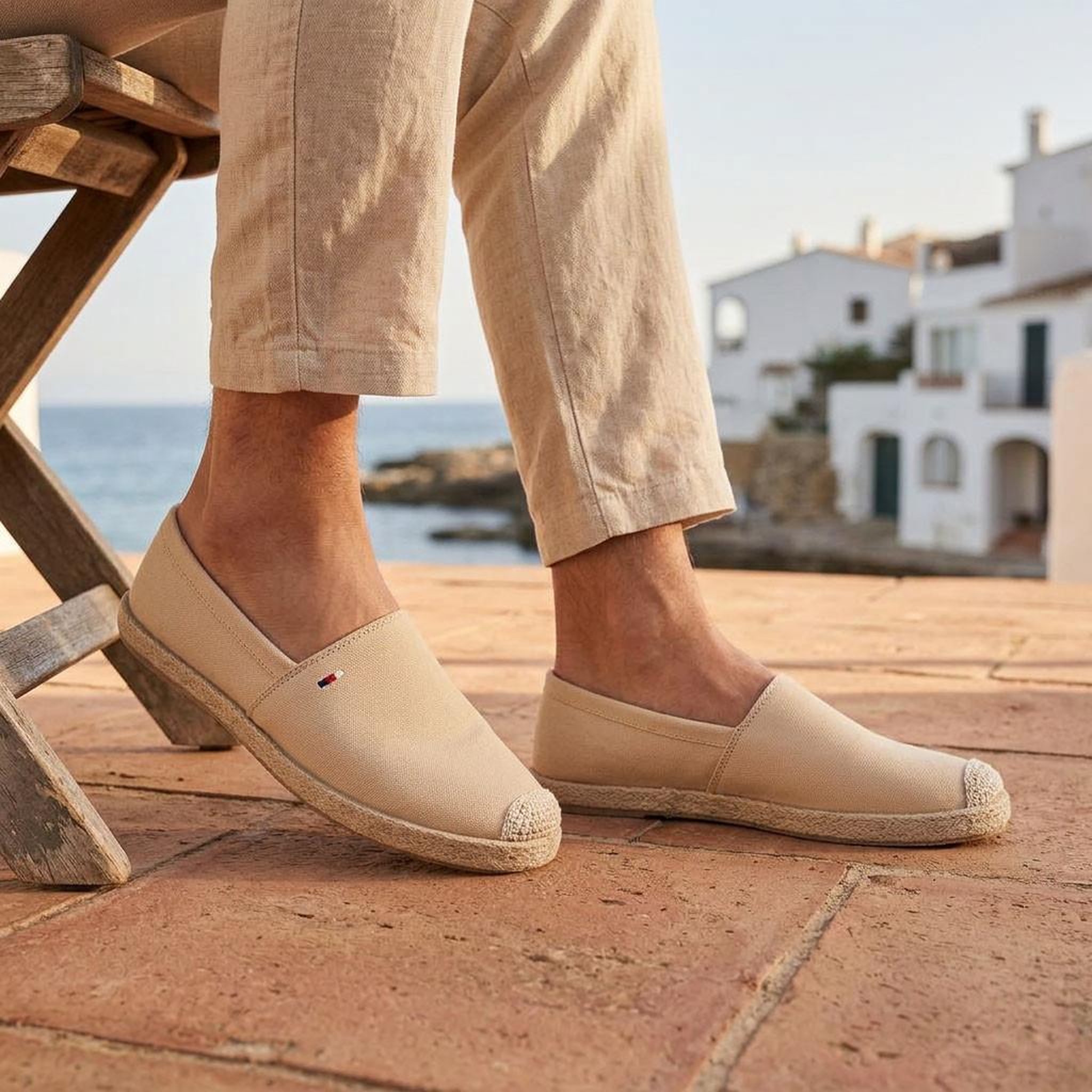 Voir la diapositive 2 : OZABI OZABI Espadrilles homme élégantes été slip-on style chic décontracté