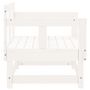 Voir la diapositive 5 : VIDAXL Chaises de jardin lot de 2 blanc bois massif de pin