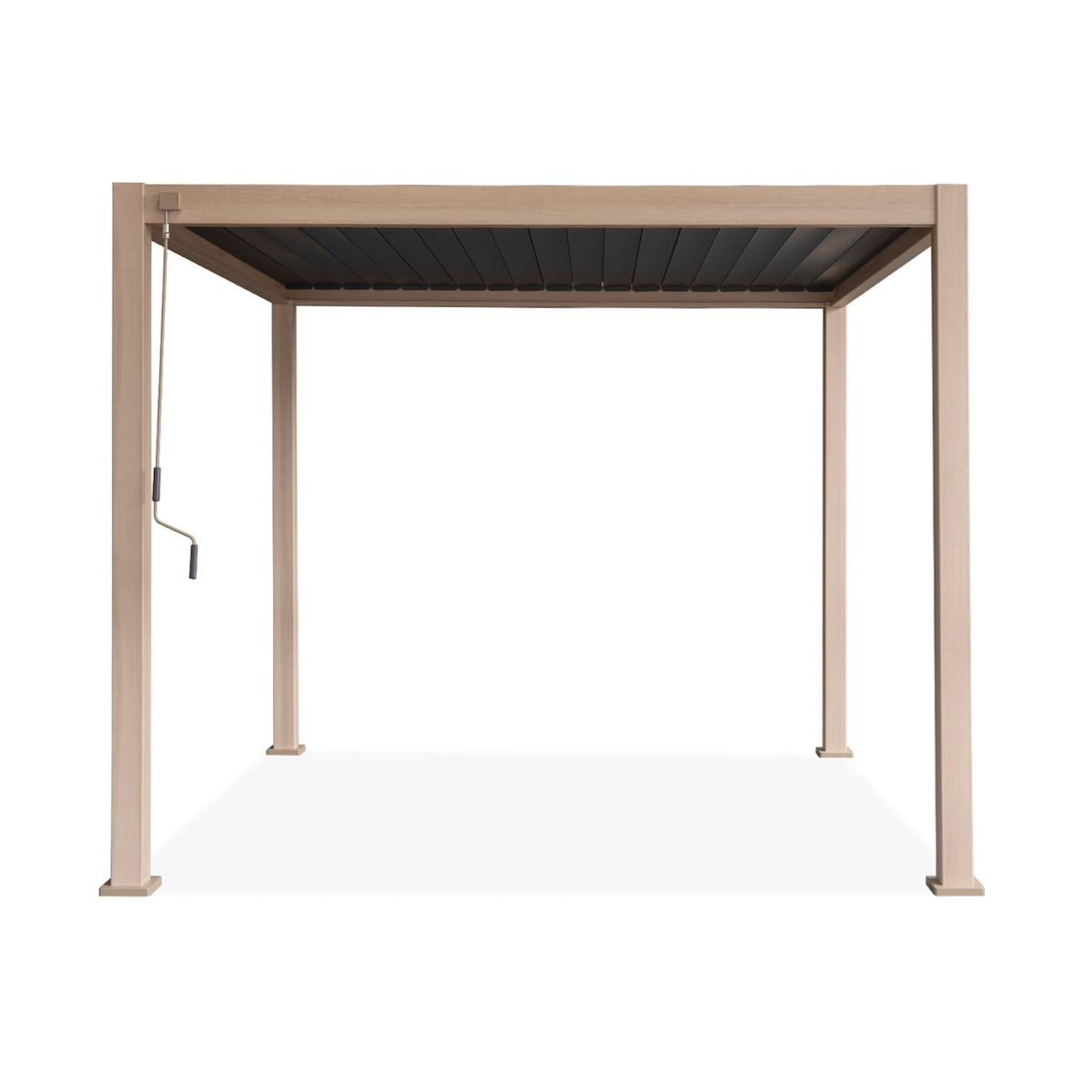 SWEEEK Pergola bioclimatique aluminium lames orientables 3x3m V2 Triomphe