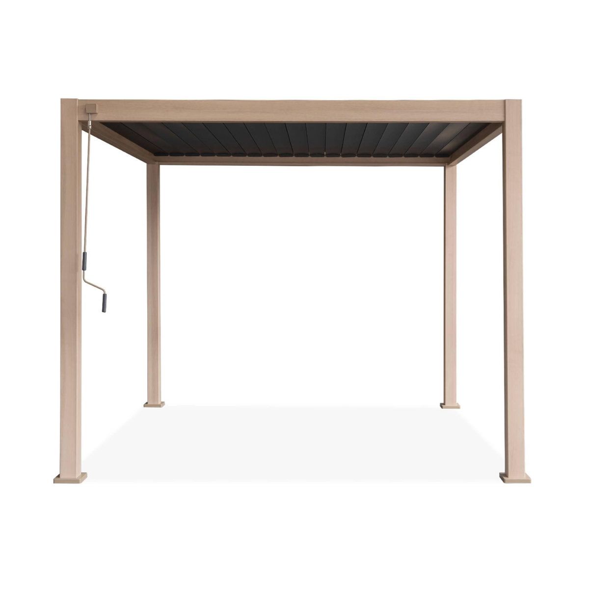 SWEEEK Pergola bioclimatique aluminium lames orientables 3x3m V2 Triomphe