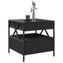 Voir la diapositive 5 : VIDAXL Table basse avec LED Infinity noir 50x50x51 cm