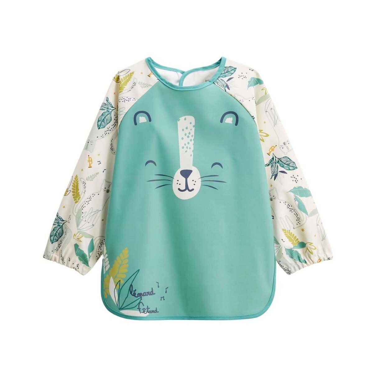 Petit Béguin Lot de 2 bavoirs tablier manches longues Oscar