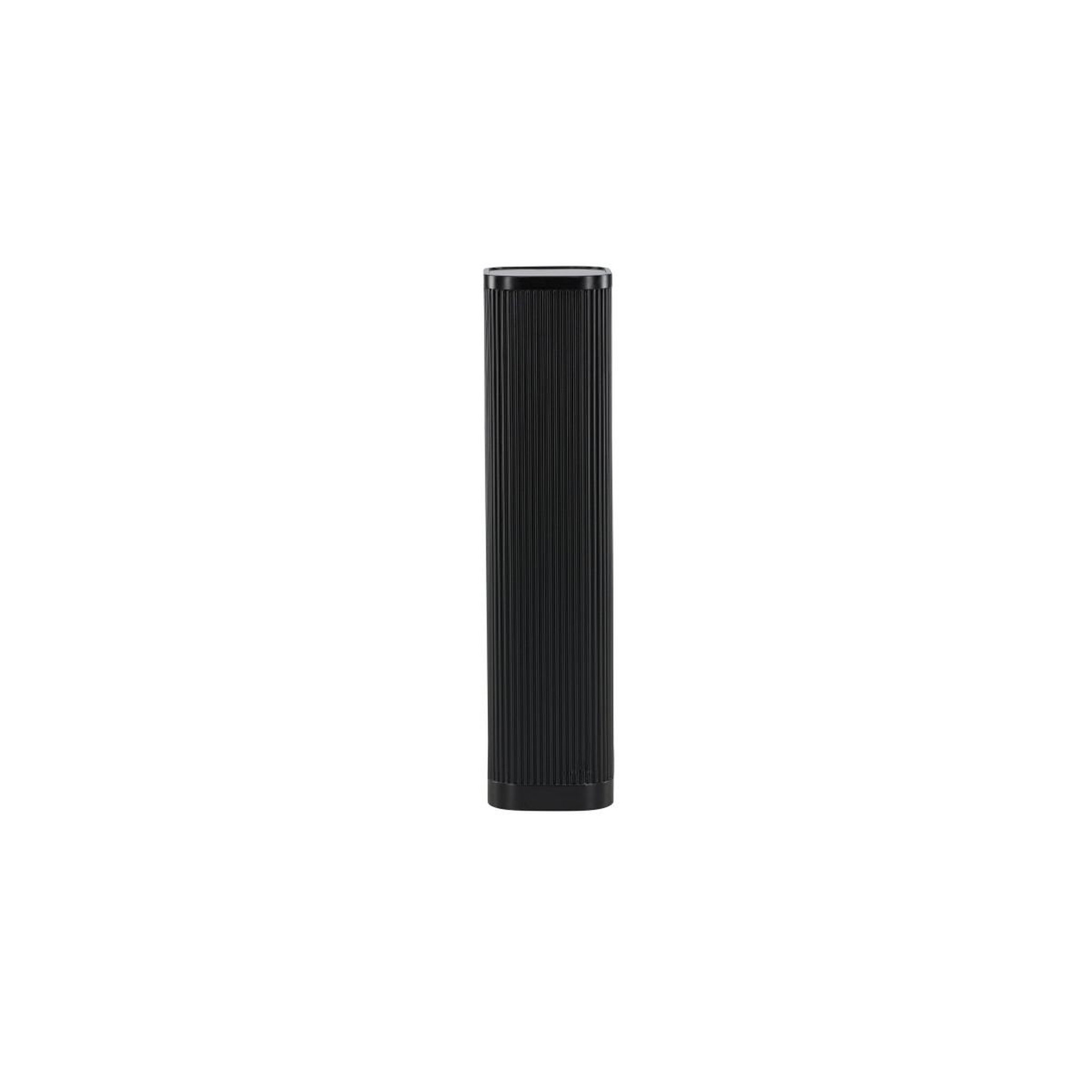 Voir la diapositive 2 : Paris Prix Sellette déco nervurée  lenox  100cm noir