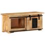 Voir la diapositive 1 : VIDAXL Meuble TV 90x35x40 cm Bois massif de manguier