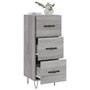 Voir la diapositive 4 : VIDAXL Buffet Sonoma gris 34,5x34x90 cm Bois d'ingenierie