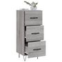 Voir la diapositive 4 : VIDAXL Buffet Sonoma gris 34,5x34x90 cm Bois d'ingenierie