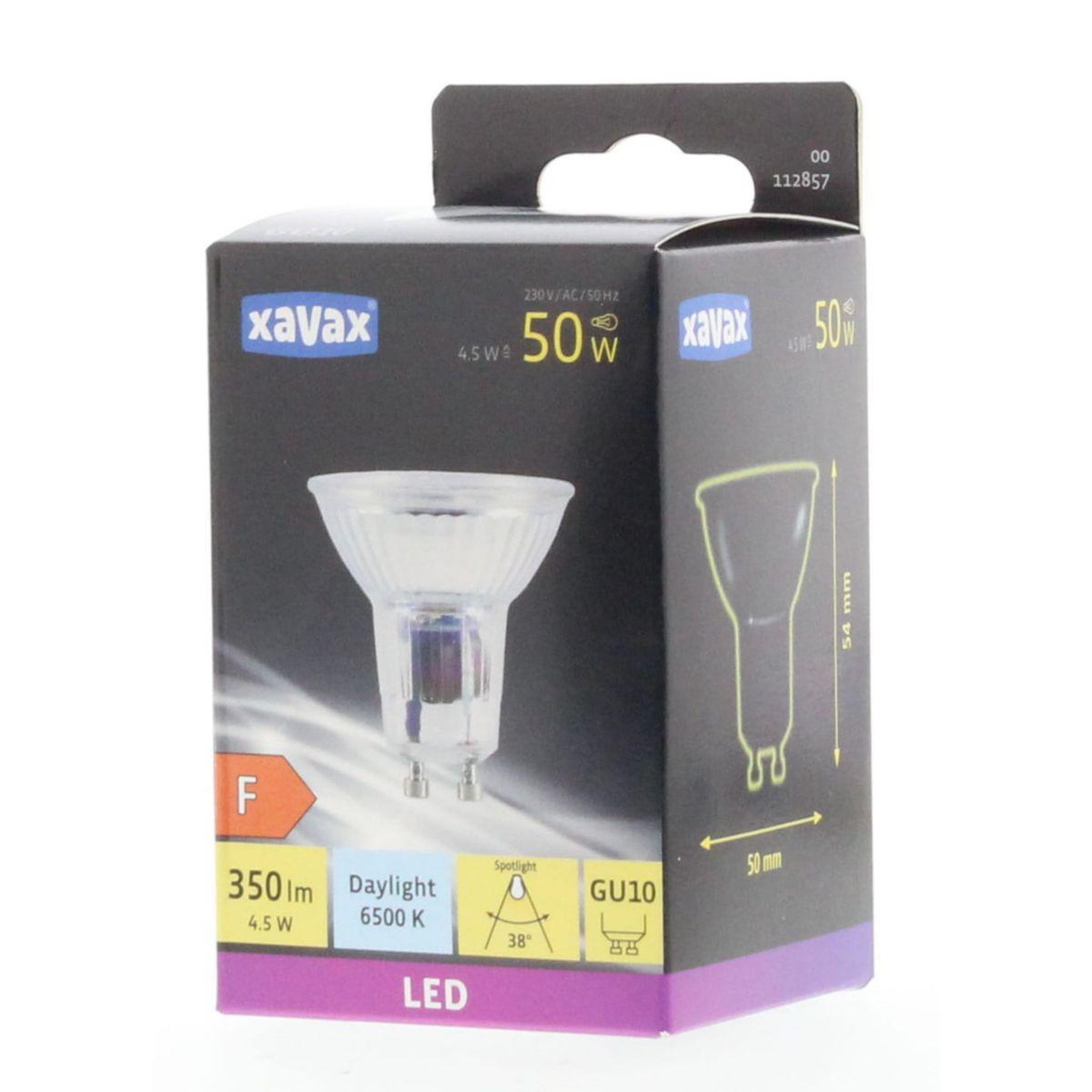 Voir la diapositive 4 : XAVAX Ampoule led gu10 4.5w par16
