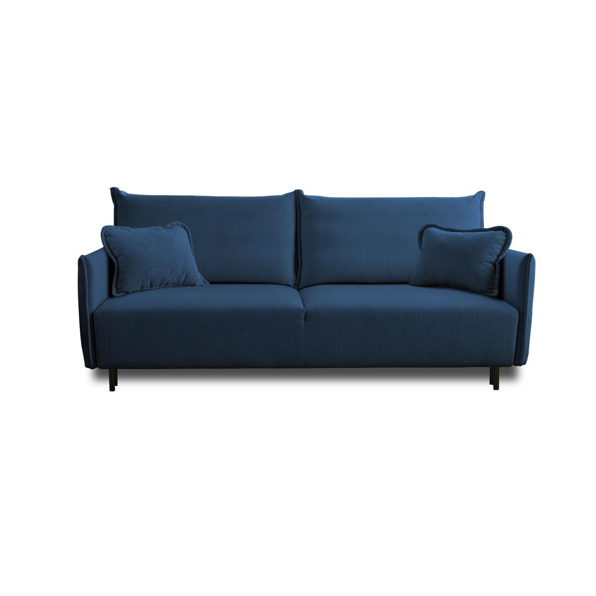 LISA DESIGN Valentina - canapé 3 places convertible - avec coffre - en velours côtelé - style contemporain