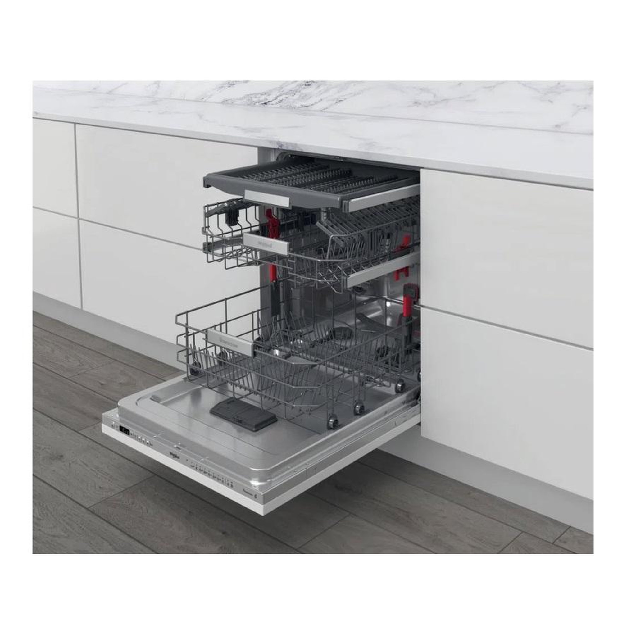 Voir la diapositive 5 : Whirlpool Lave-vaisselle 60cm 14 couverts 43db tout intégrable - wkcio3t133pfe
