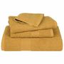 Voir la diapositive 4 : VIDAXL Serviettes de visage 4 pcs doré 30x30 cm 360 g m² 100% coton